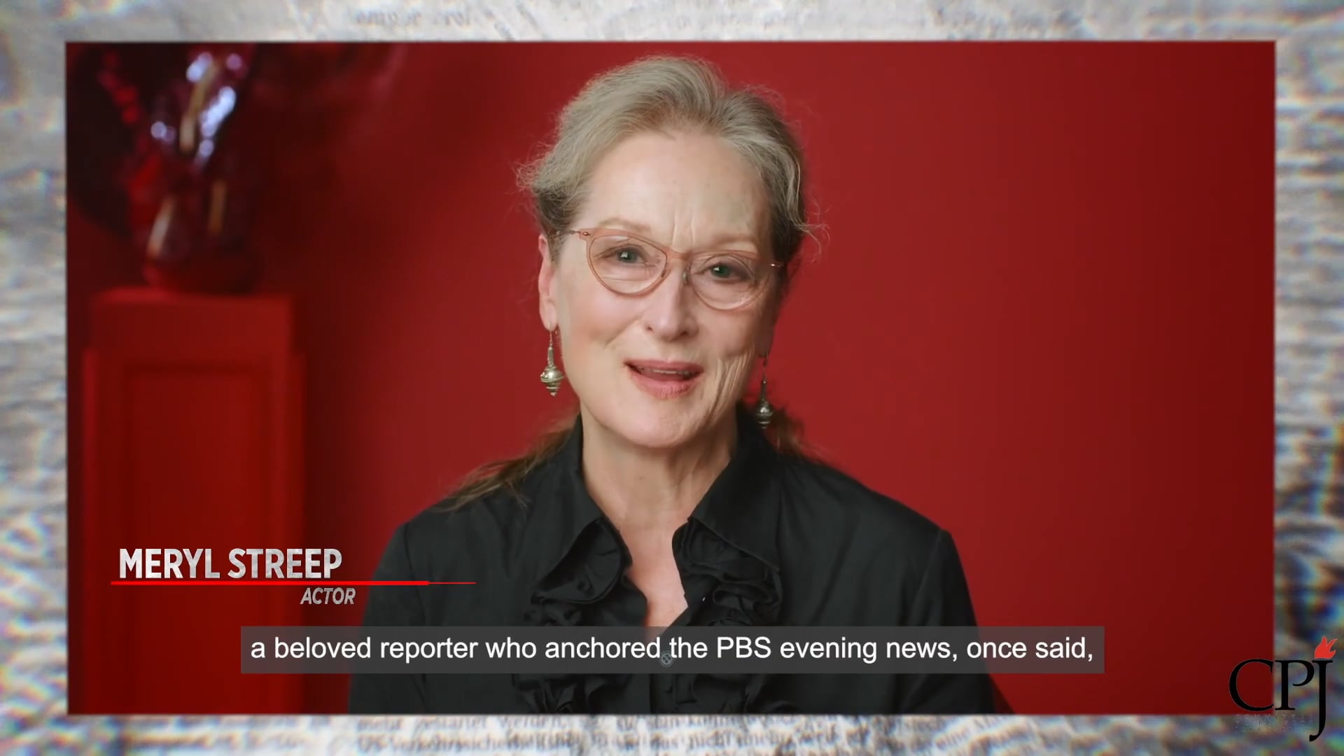 Meryl Streep - Committee to Protect Journalists Awards 2020